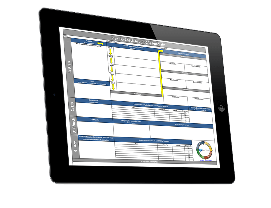 PDCA-excel-template