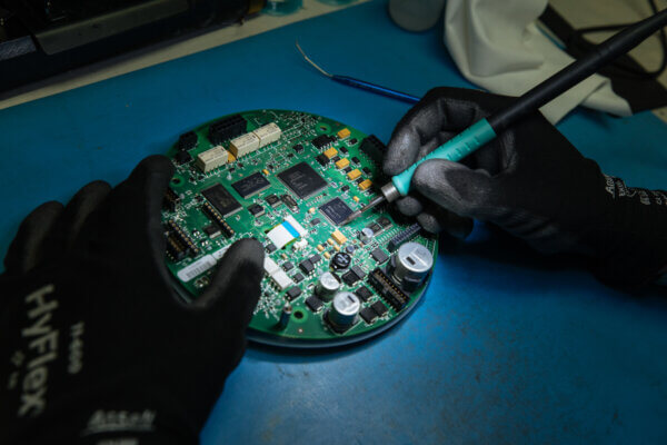 green printed circuit board
